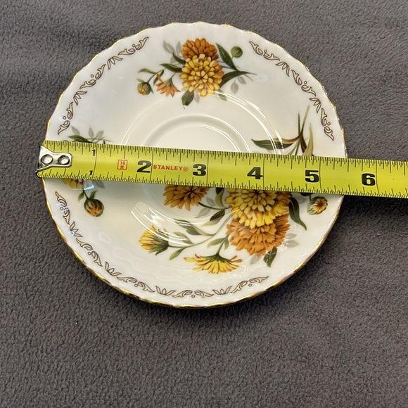 Vintage Bone China, Bouquet of the Month OCTOBER Tea Cup & Saucer - Picture 11 of 11